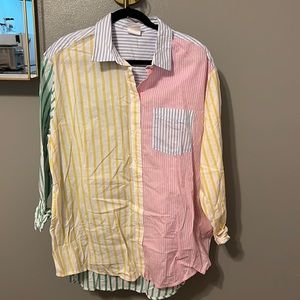 GAP striped button down